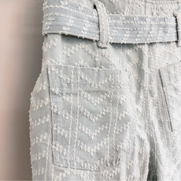 Happy Nature Kate Hudson High Waist Texture Chevron Button Fly Short NWT… - Picture 7 of 11